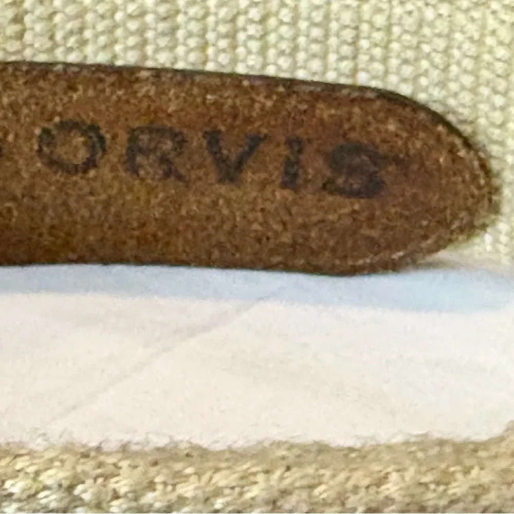 Orvis Brown Leather & Navy Embroidered Fish Belts BUNDLE OF 2 TOTAL